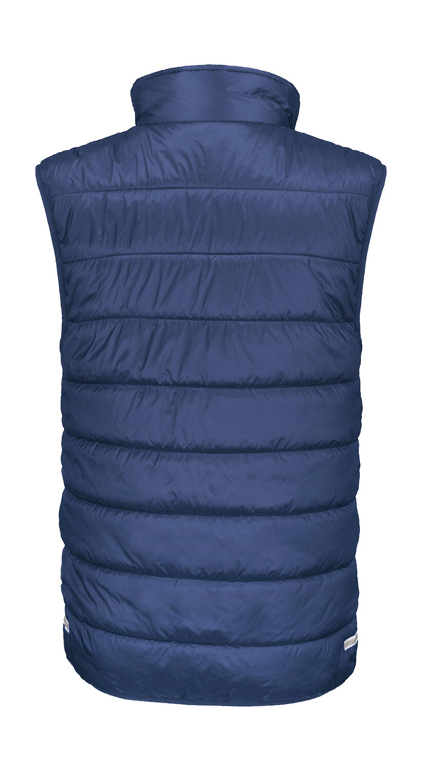  Junior/Youth Padded Bodywarmer in Farbe Black/Orange