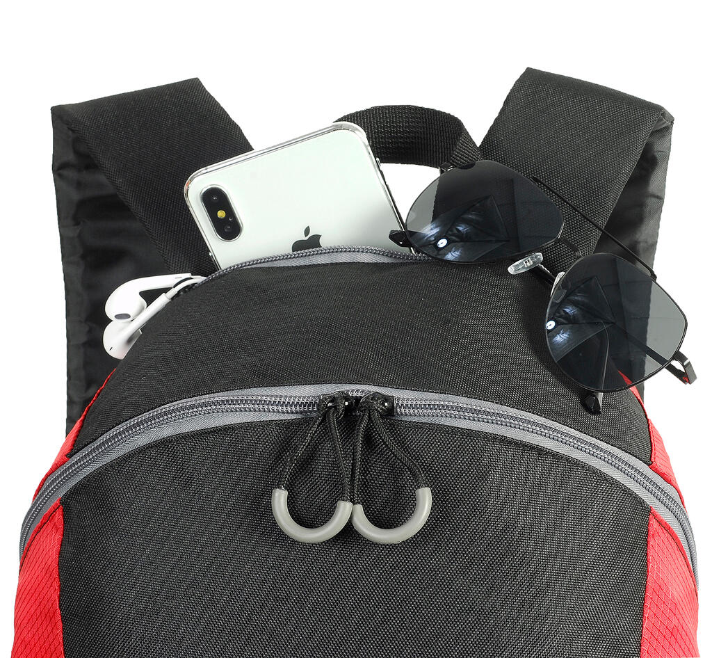  Chester Backpack in Farbe Black/Red