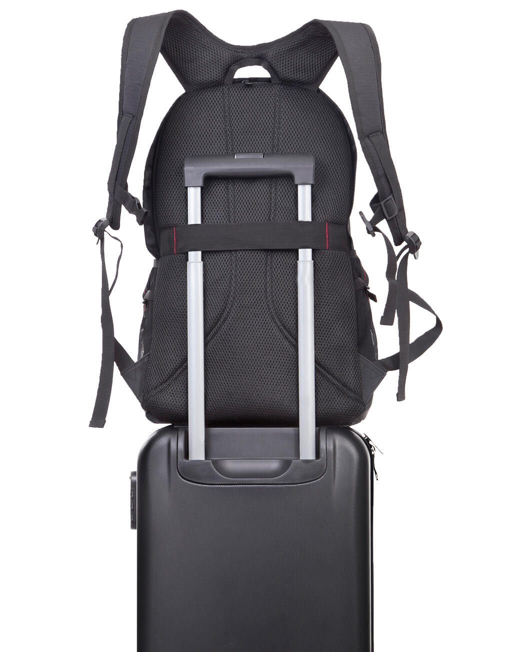 Leipzig Daily Laptop Backpack in Farbe Black/Black