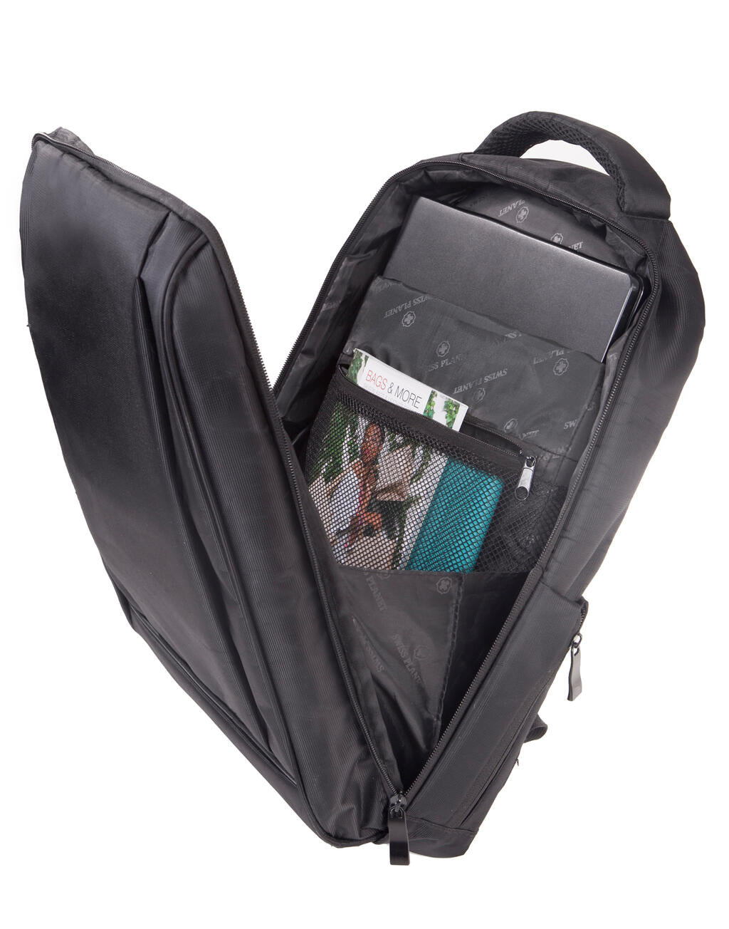 Kiel Urban Laptop Backpack in Farbe Black/Red