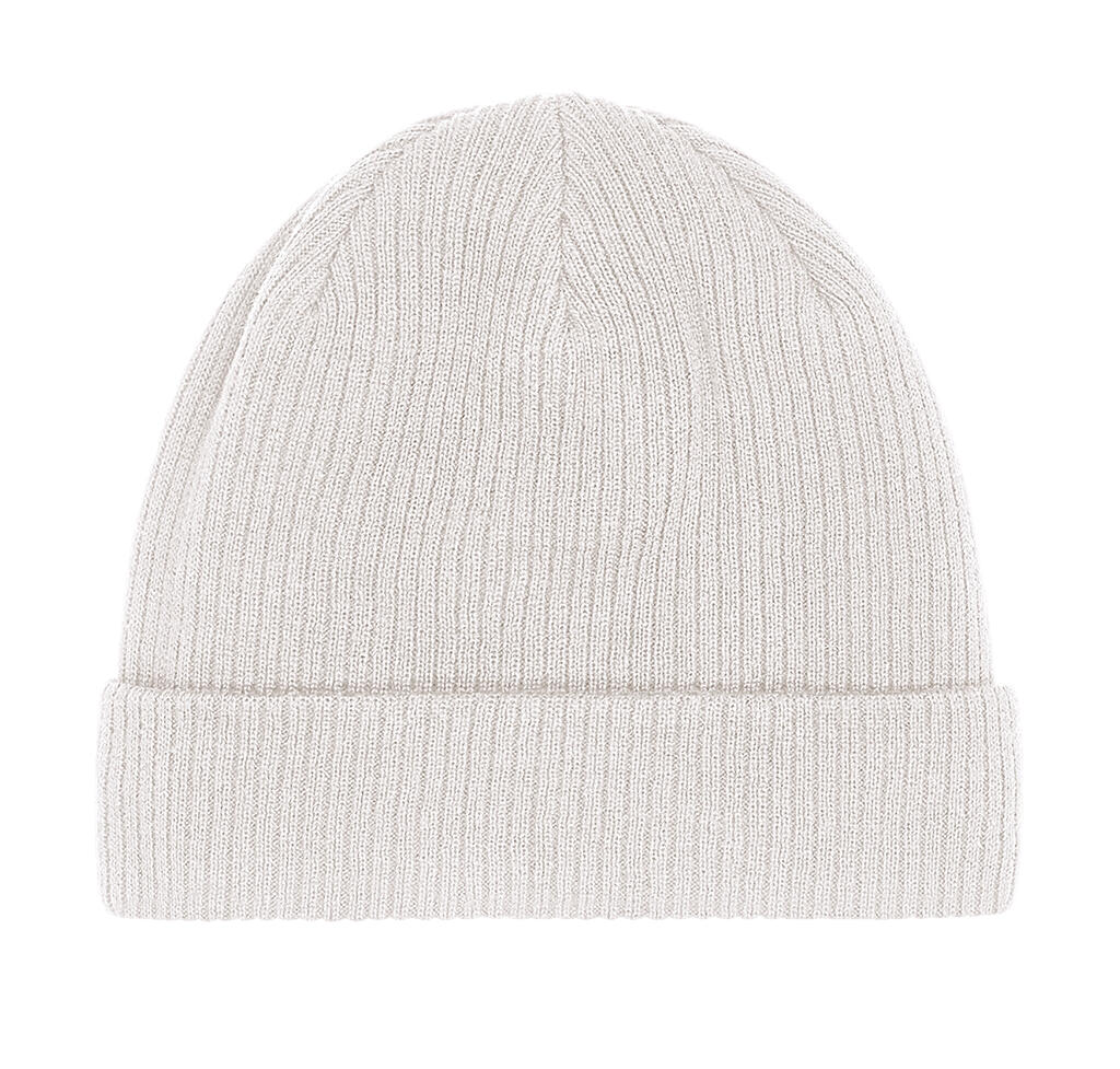  Organic Cotton Beanie in Farbe Sand