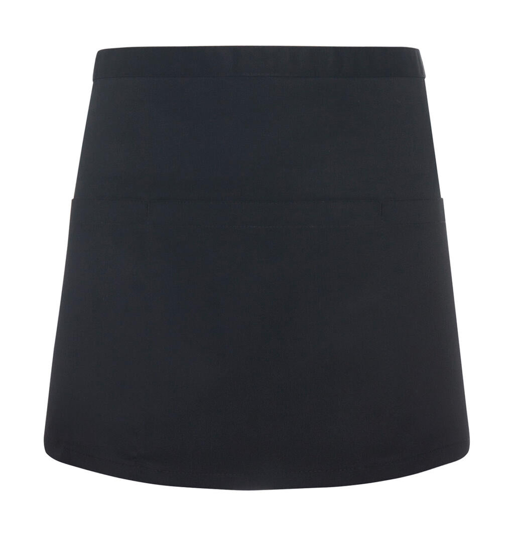  Waist Apron Basic with Pockets in Farbe Black
