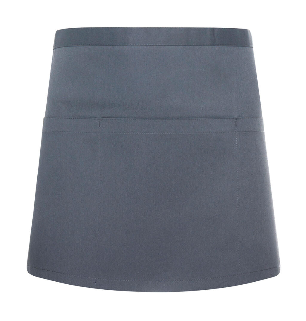  Waist Apron Basic with Pockets in Farbe Anthracite