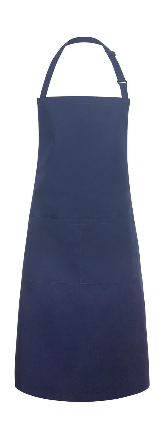  Bib Apron Basic with Pocket in Farbe Navy