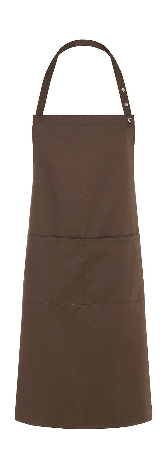  Bib Apron Teneriffa in Farbe Light Brown