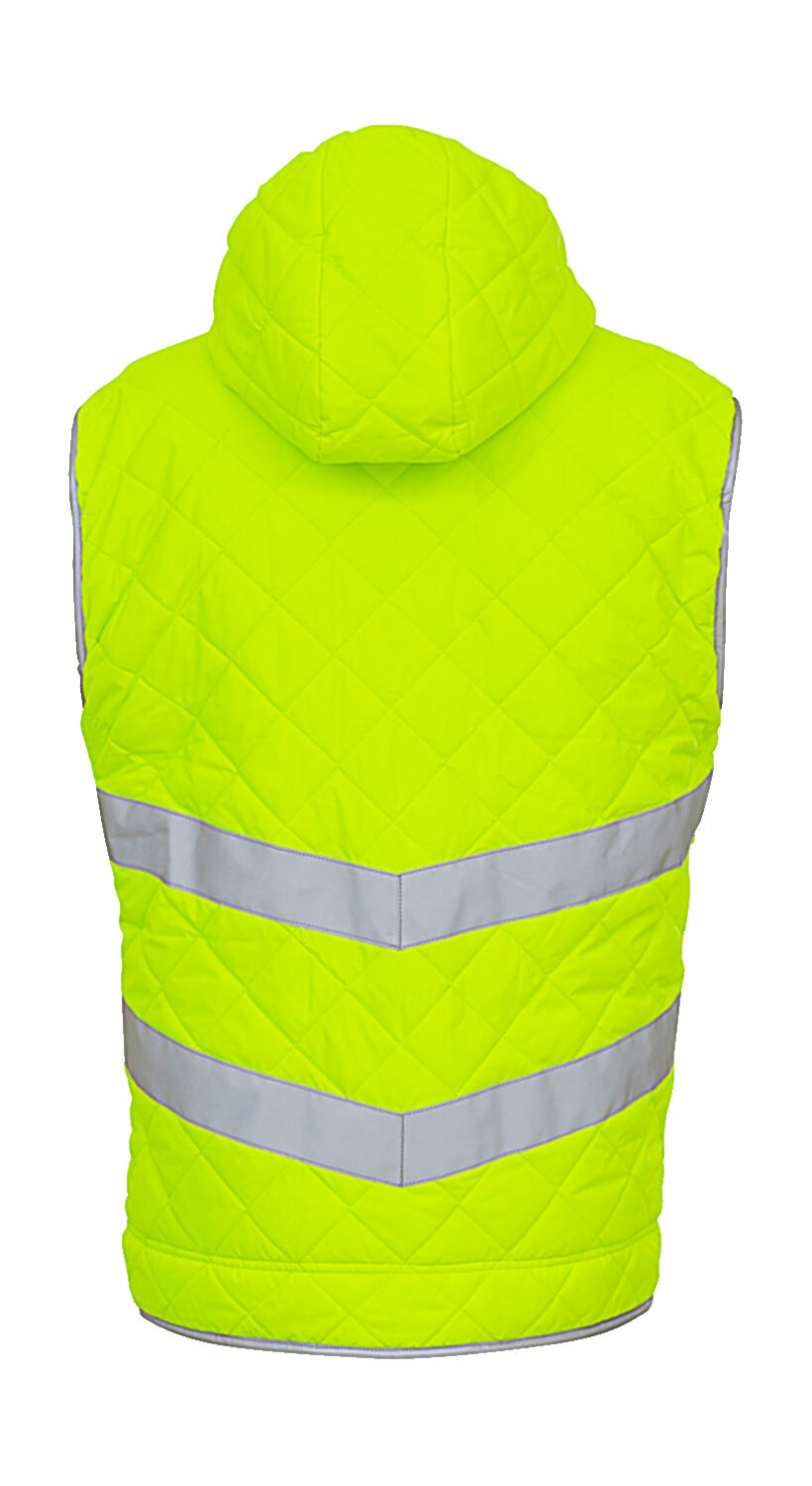  Fluo Kensington Hooded Gilet  in Farbe Fluo Orange
