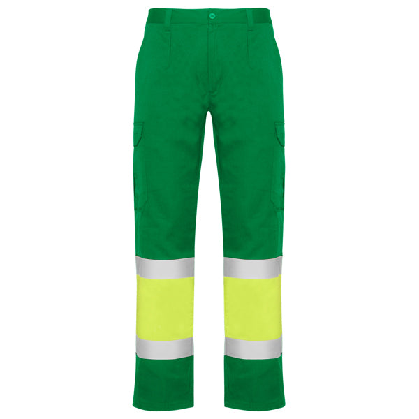 Hochsichtbare Sommerhosen Naos  in Farbe Garden Green/Fluor Yellow