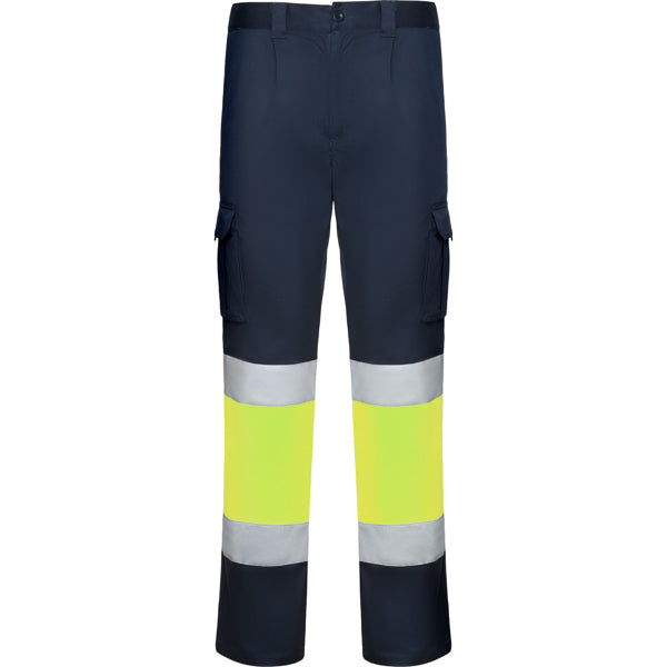 Hochsichtbare Hosen Daily Stretch Hv Navy Blue/Fluor Yellow in Farbe Navy/Fluor Yellow