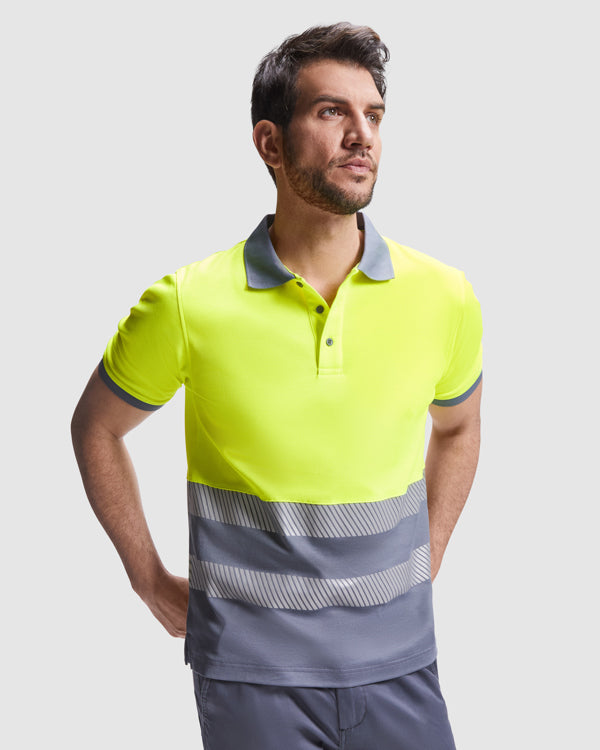 Hochsichtbares Poloshirt Atrio  in Farbe Fluor Yellow