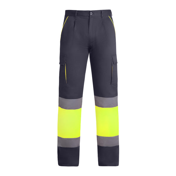 Hochsichtbare Winterhosen Enix  in Farbe Lead/Fluor Yellow