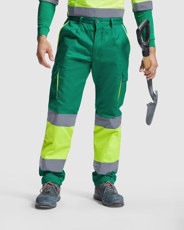 Hochsichtbare Winterhosen Enix  in Farbe Lead/Fluor Yellow