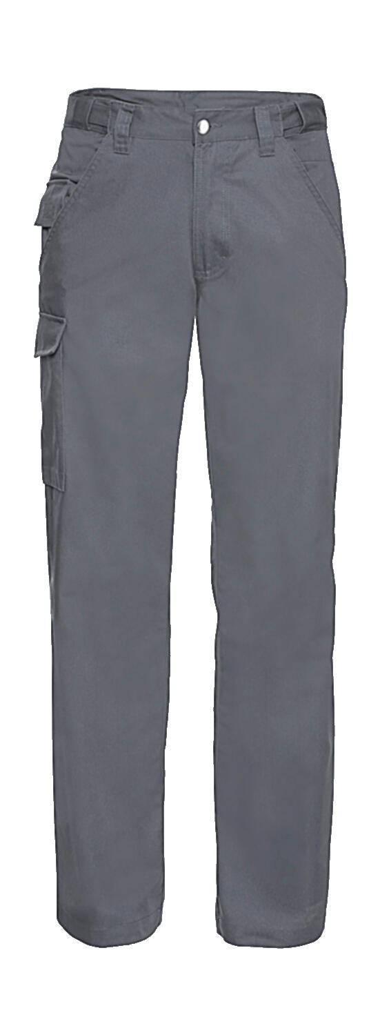  Twill Workwear Trousers length 34" in Farbe Convoy Grey