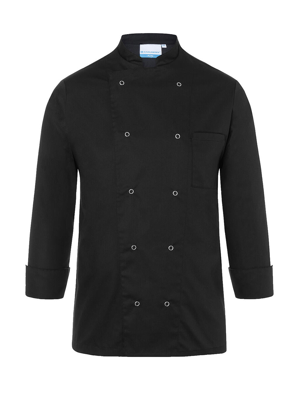  Chef Jacket Basic Unisex in Farbe Black