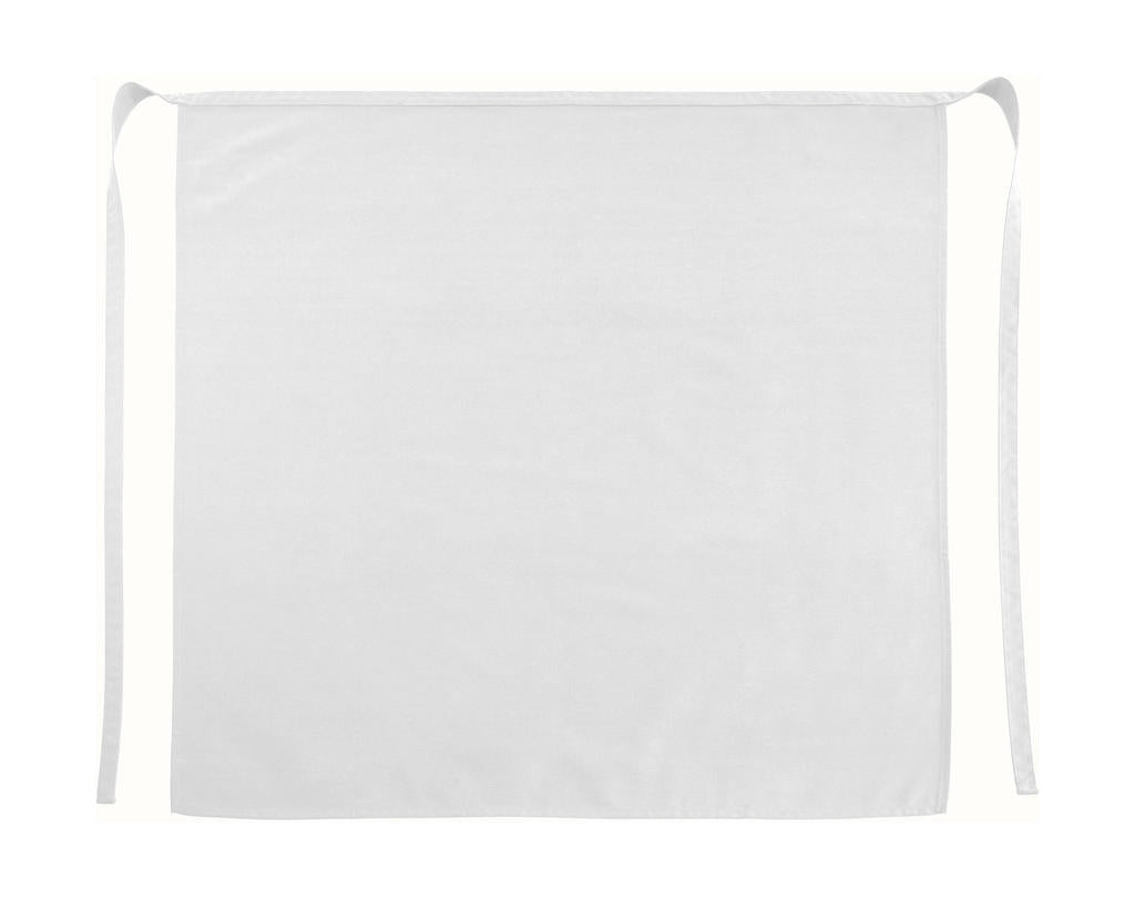  London Long Bistro Apron in Farbe White