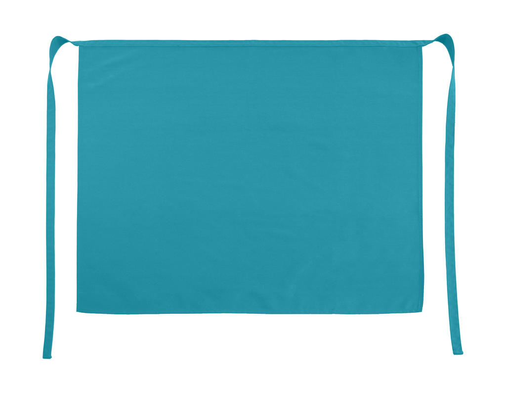  Rome Medium Length Bistro Apron in Farbe Caribbean Blue
