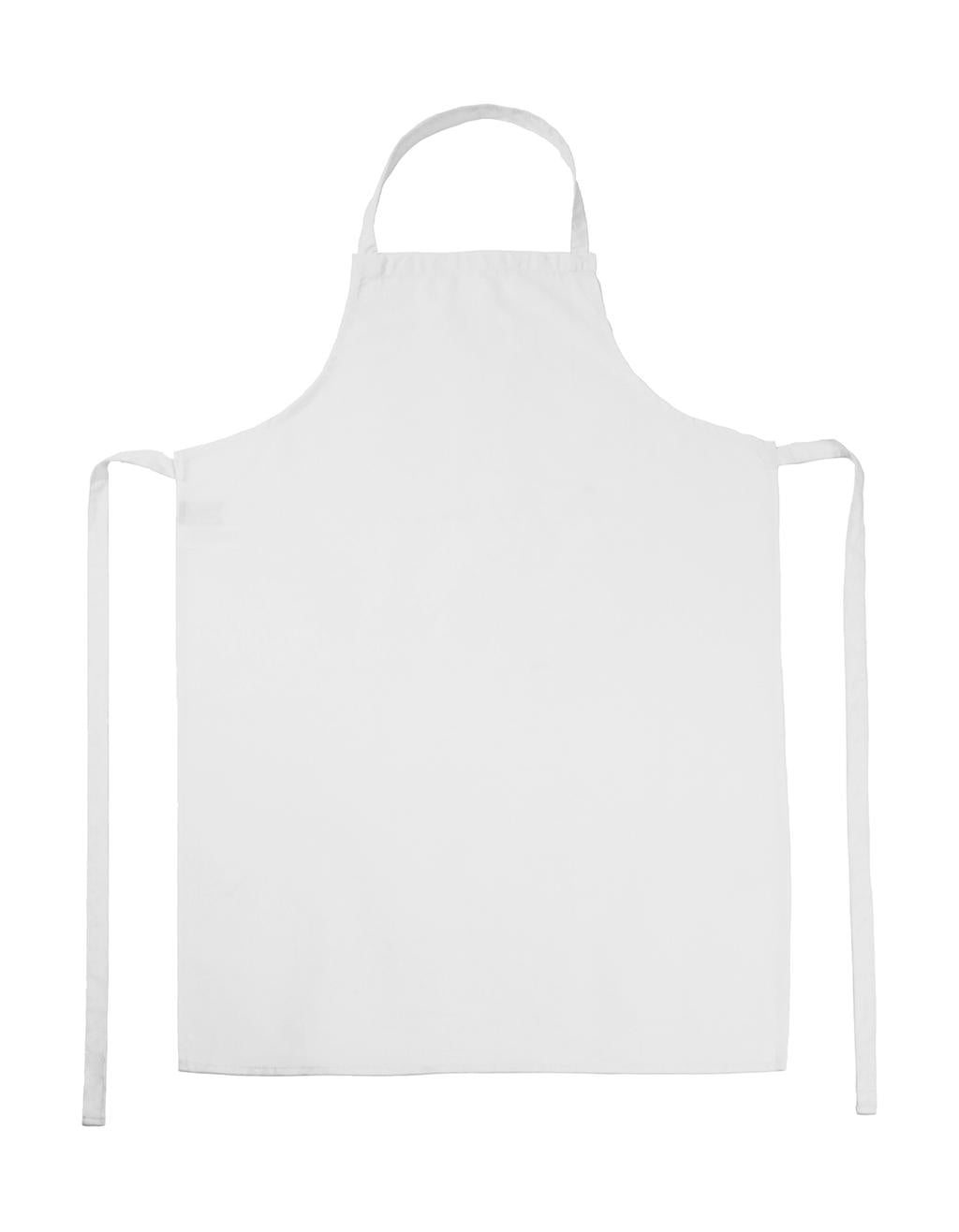  Paris Bib Apron in Farbe White