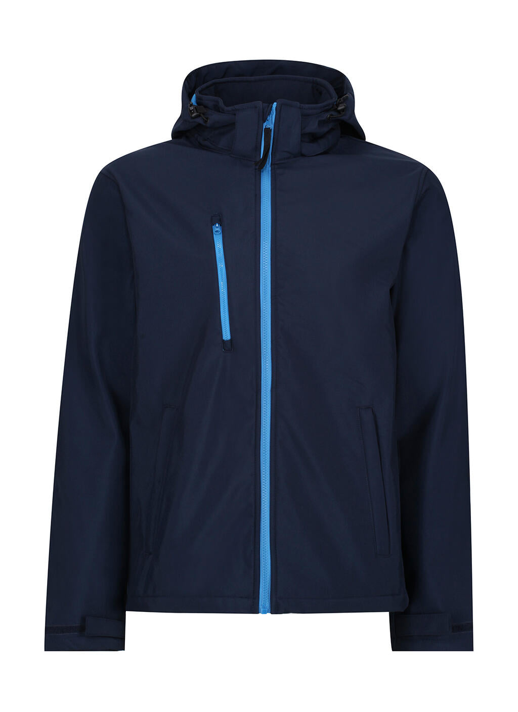  Venturer 3-Layer Hooded Softshell Jacket in Farbe Navy/French Blue