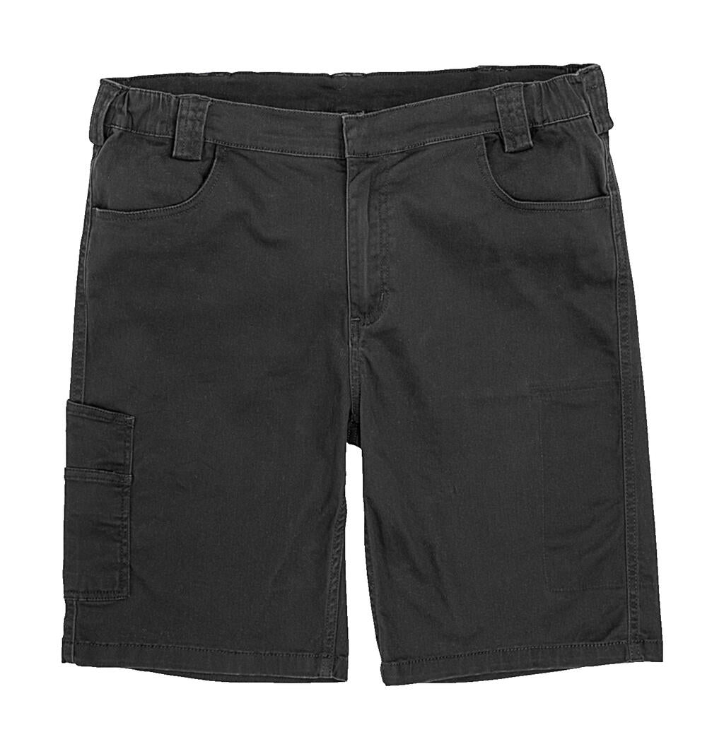 Super Stretch Slim Chino Shorts in Farbe Black