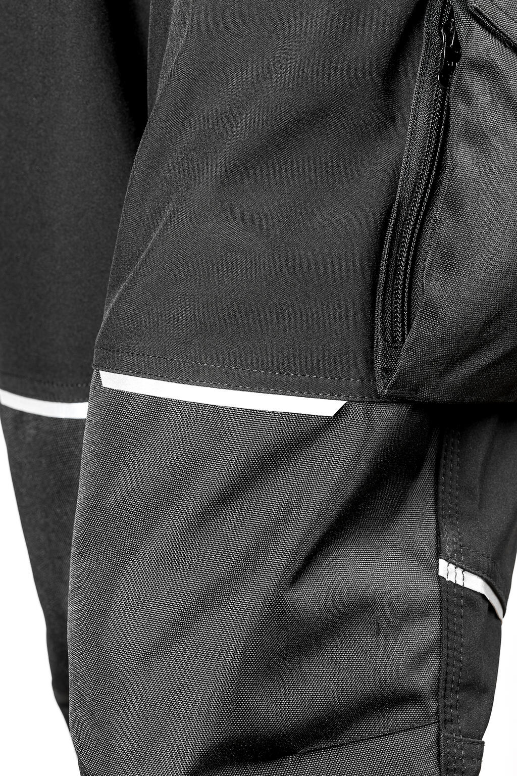  Slim Softshell Work Trousers in Farbe Black