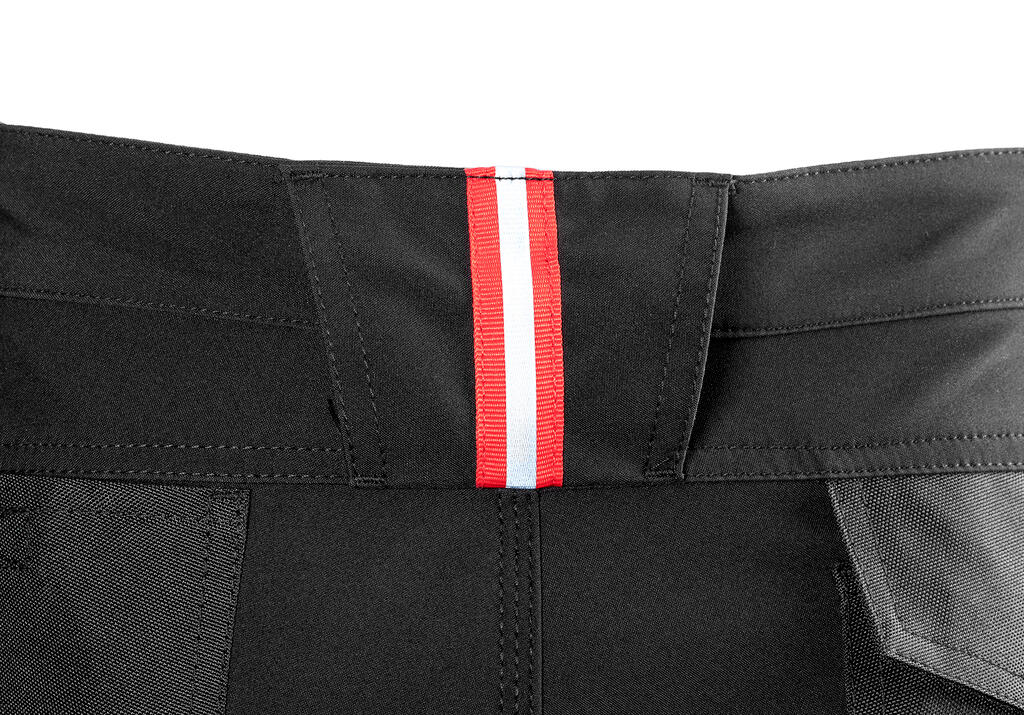  Slim Softshell Work Trousers in Farbe Black