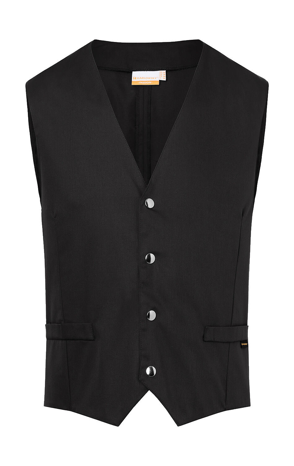  Men's Waistcoat Kai in Farbe Black