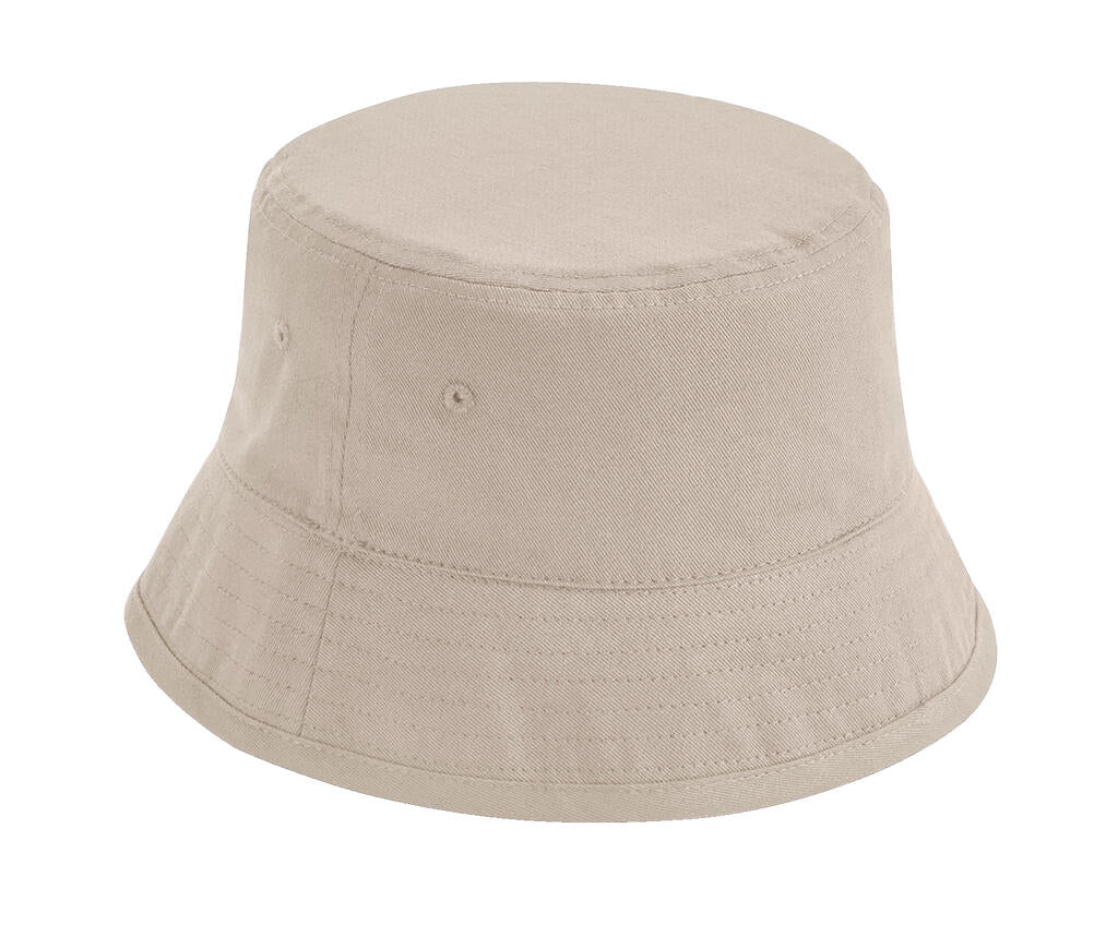  Organic Cotton Bucket Hat in Farbe Sand
