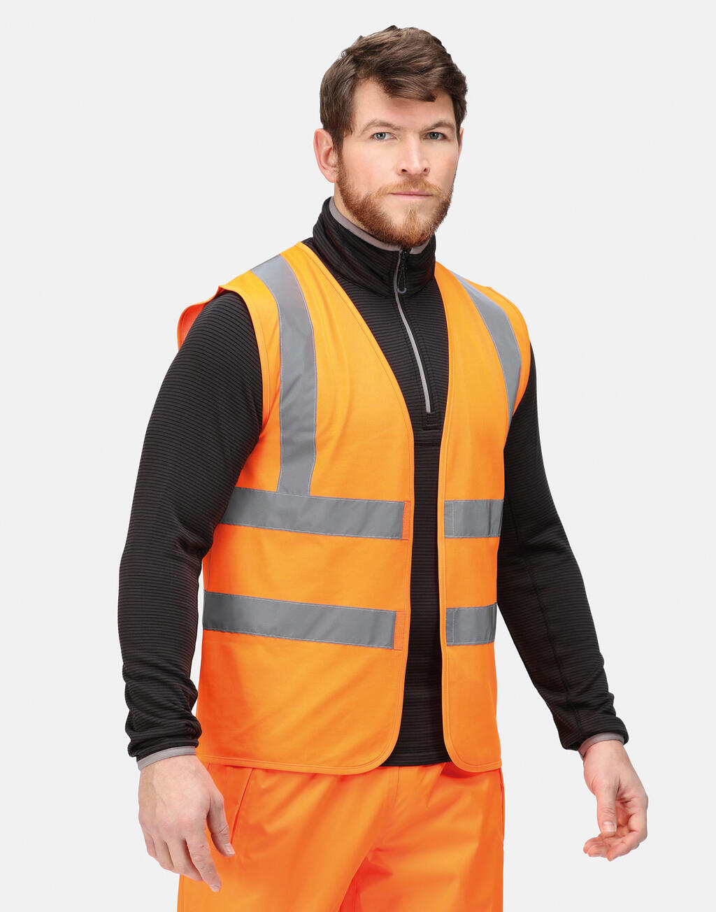  Pro Hi Vis Vest in Farbe Orange
