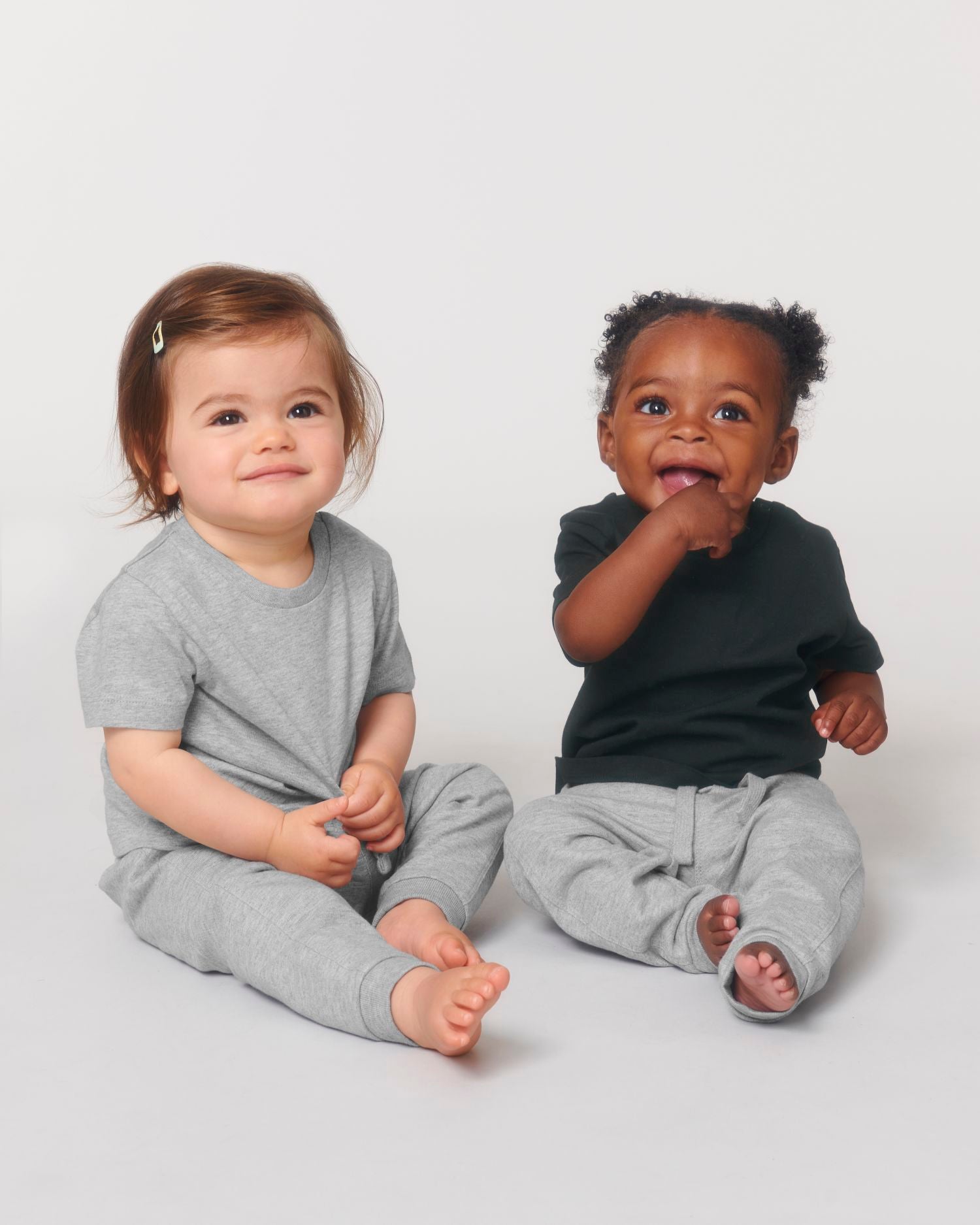T-Shirt Baby Creator in Farbe Heather Grey