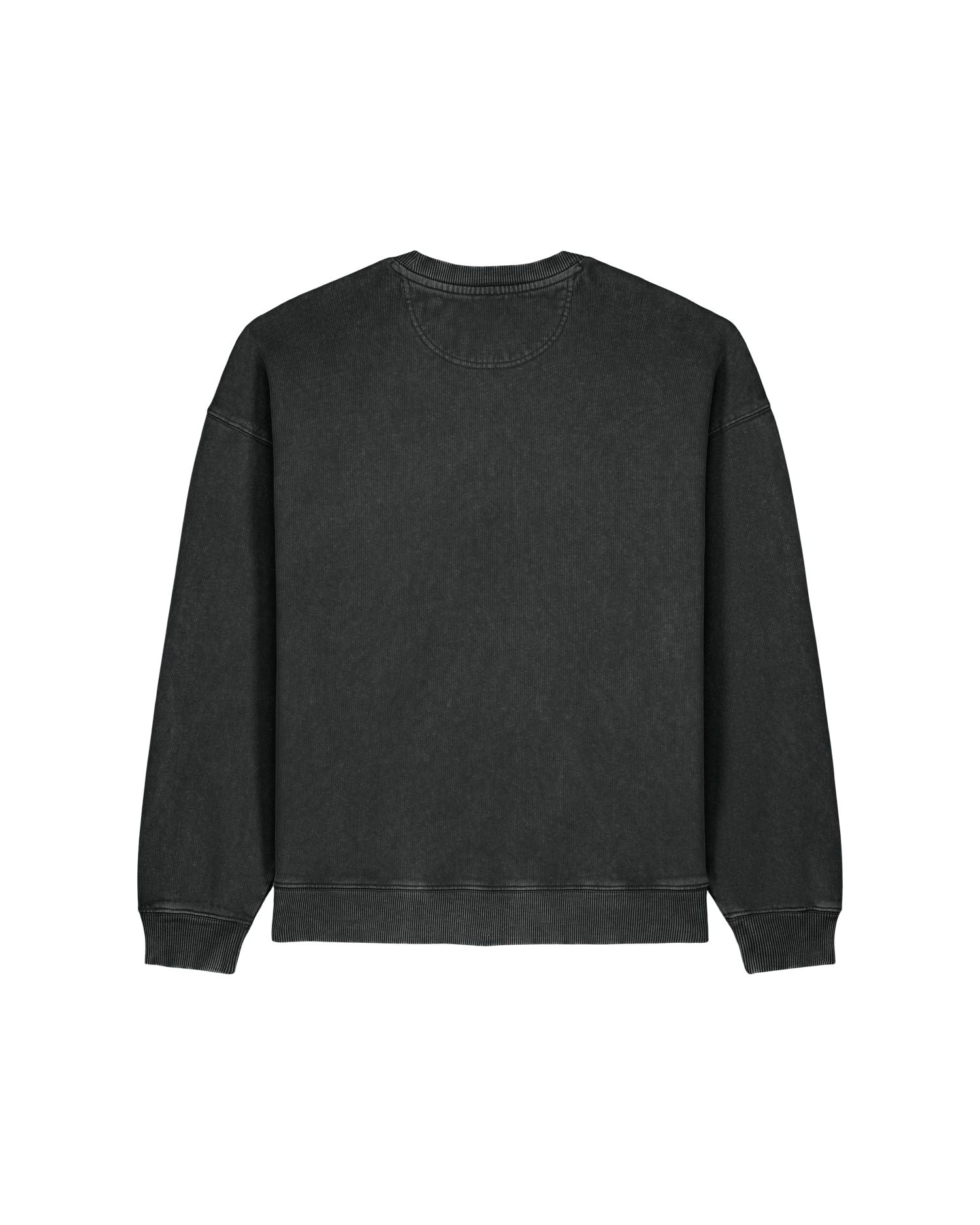 Sweatshirt Radder 2.0 Vintage in Farbe G. Dyed Black Rock