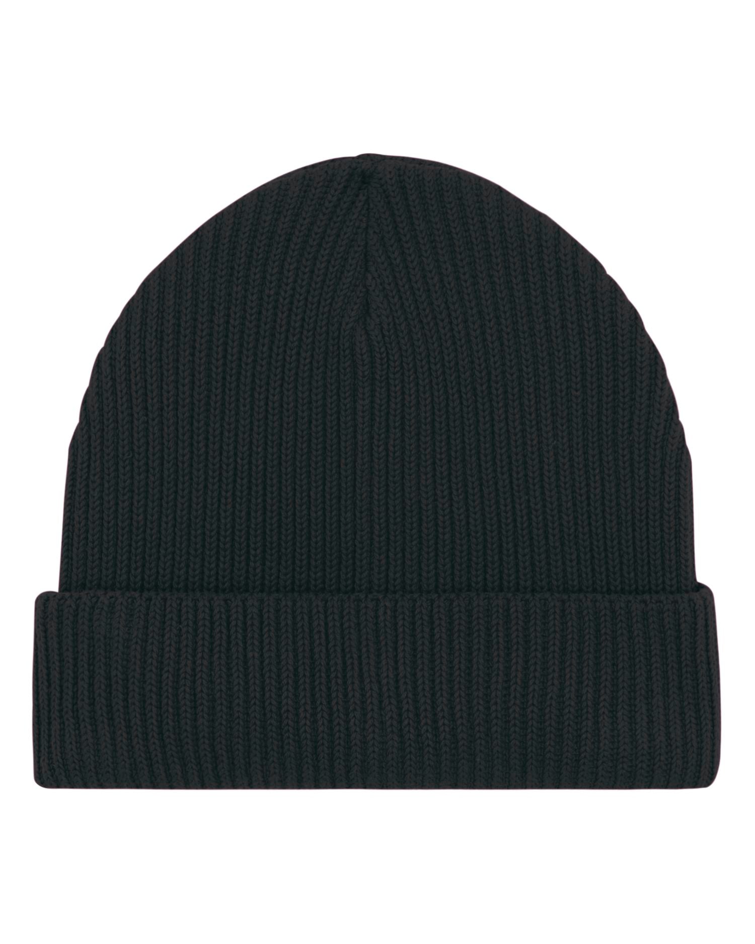  Fisherman Beanie in Farbe Black