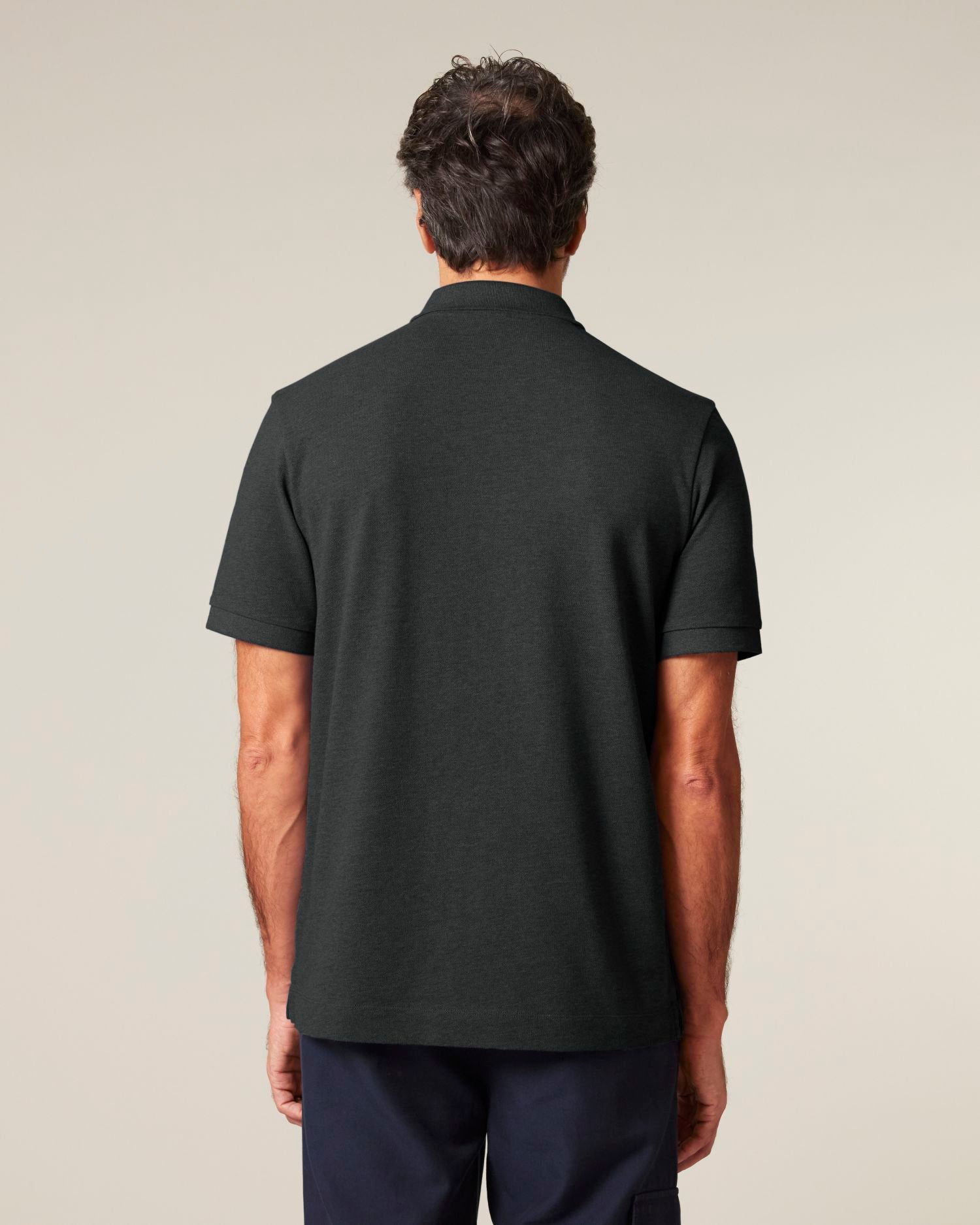 Poloshirt Prepster 2.0 in Farbe Dark Heather Grey
