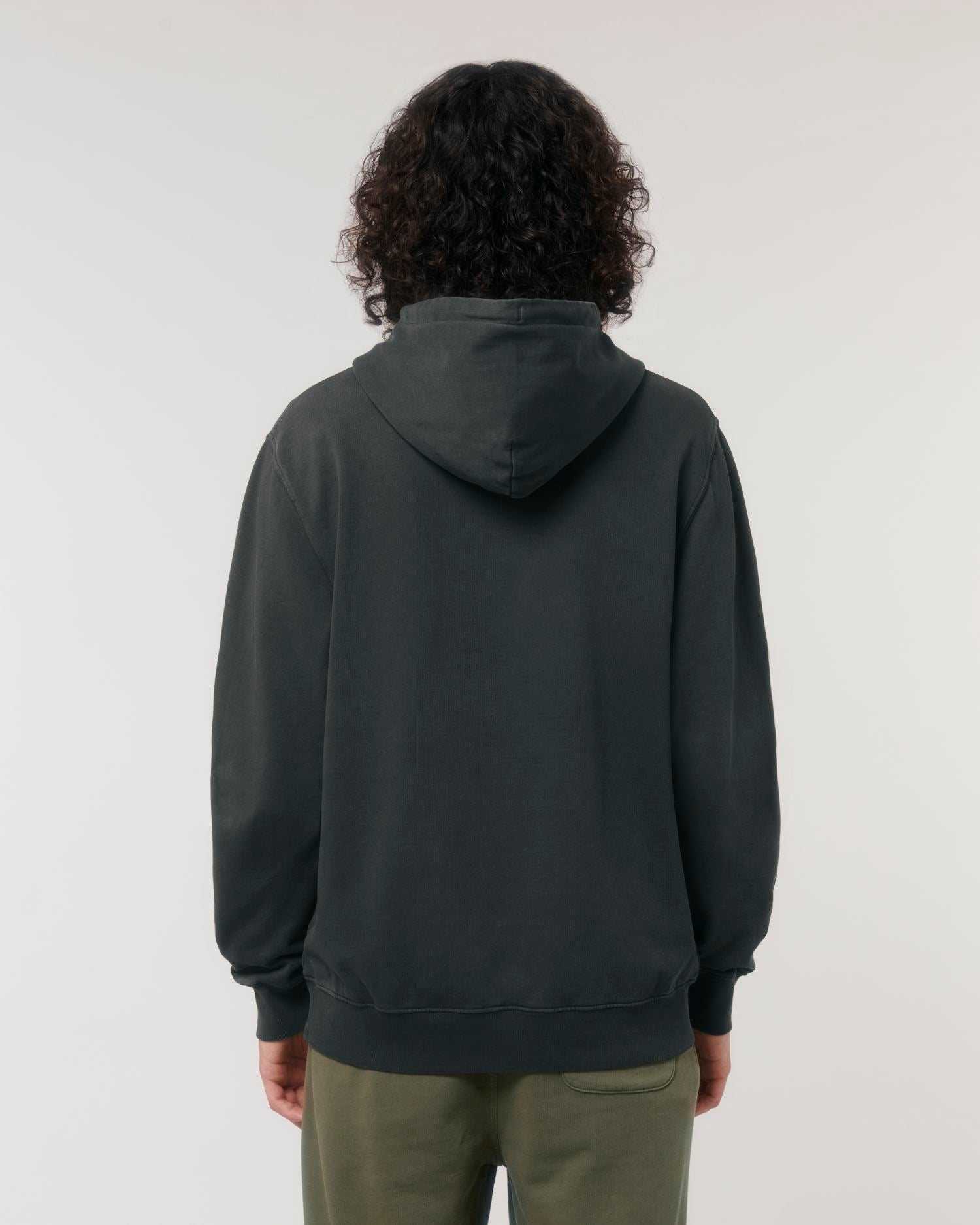 Hoodie Archer Vintage in Farbe G. Dyed Black Rock