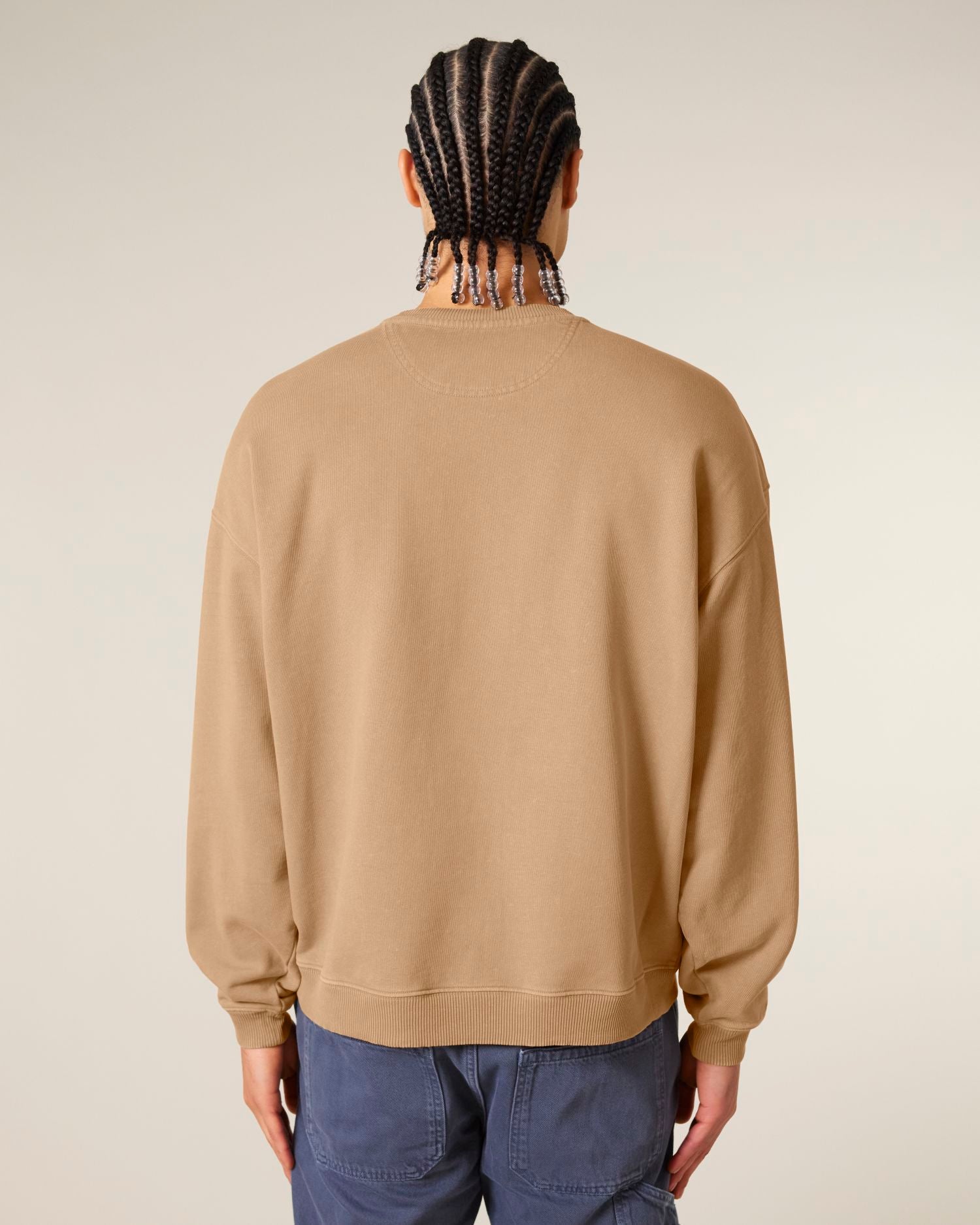 Sweatshirt Radder 2.0 Vintage in Farbe G. Dyed Latte