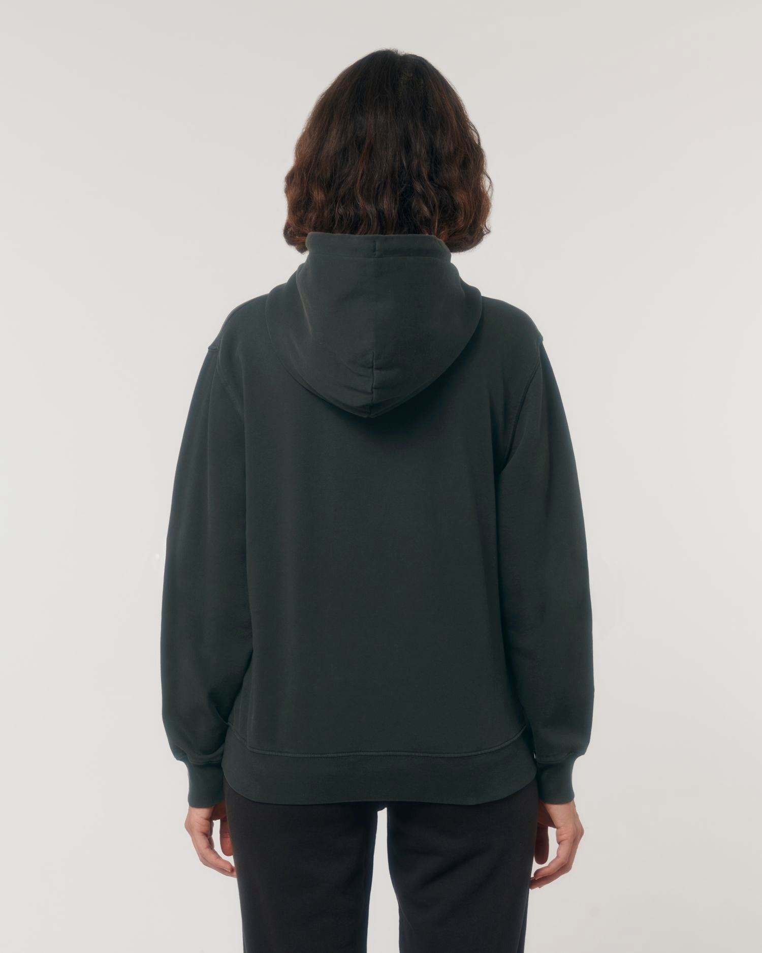 Hoodie Archer Vintage in Farbe G. Dyed Black Rock