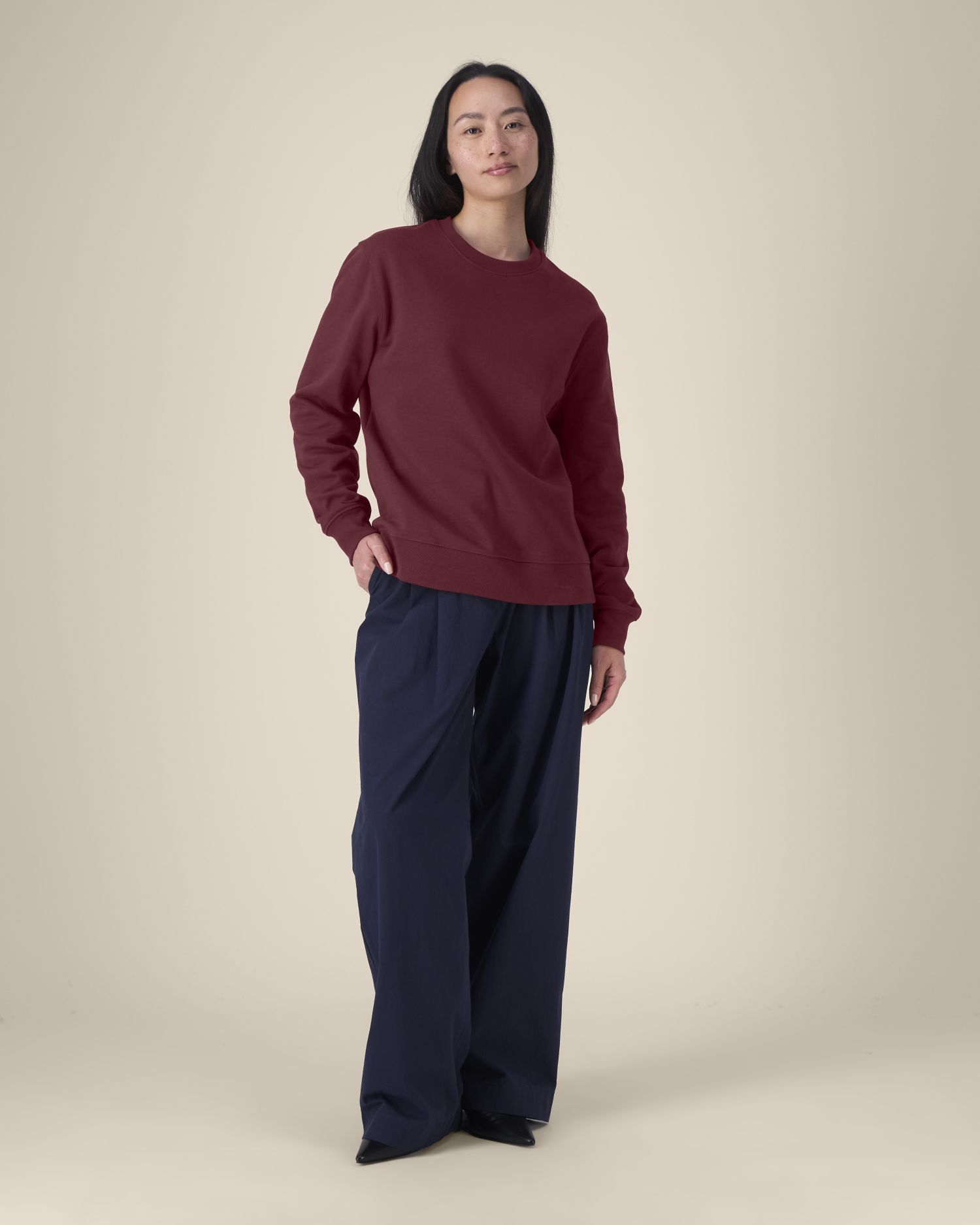 Thinker in Farbe Burgundy