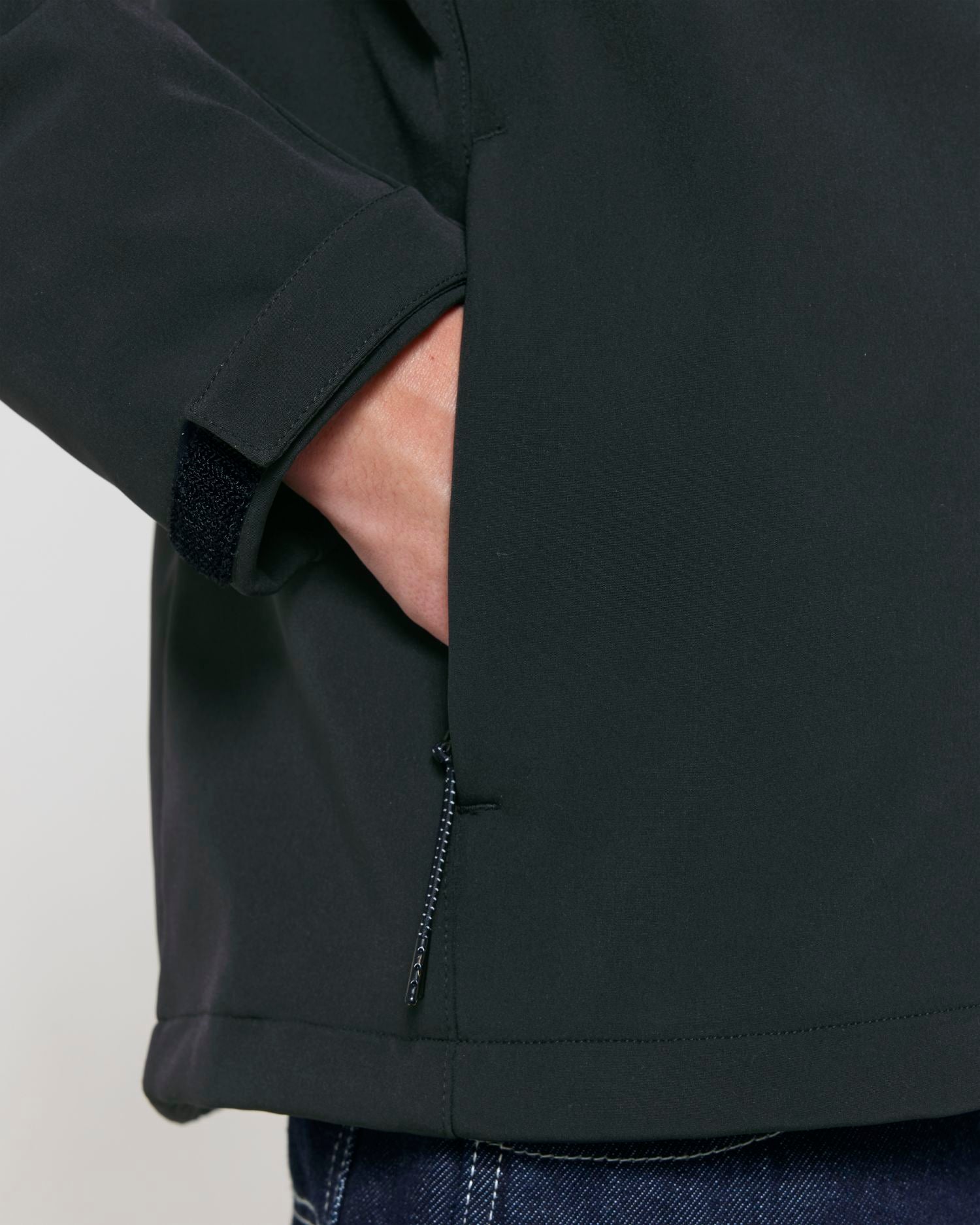 Ungefütterte Jacke Stanley Discoverer in Farbe Black