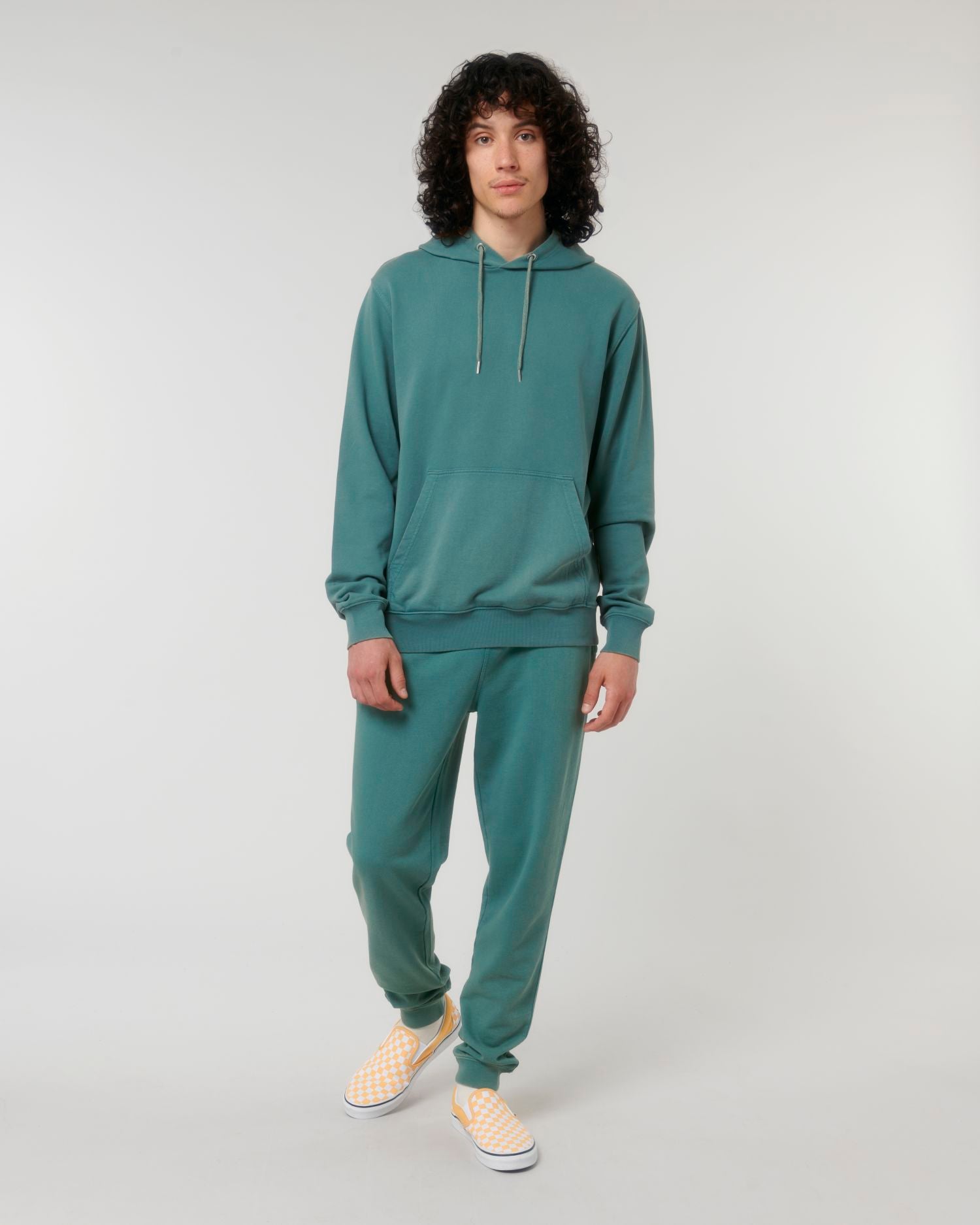 Hoodie Archer Vintage in Farbe G. Dyed Hydro