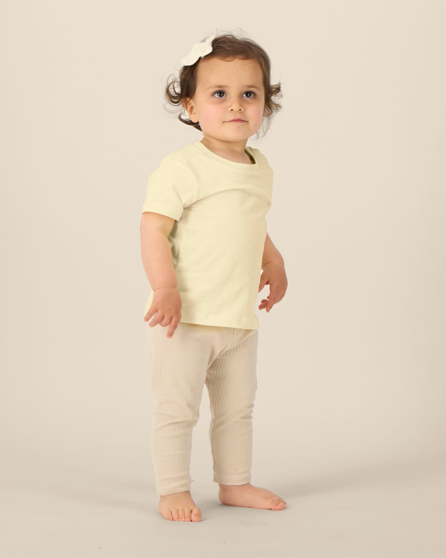 T-Shirt Baby Creator in Farbe Butter