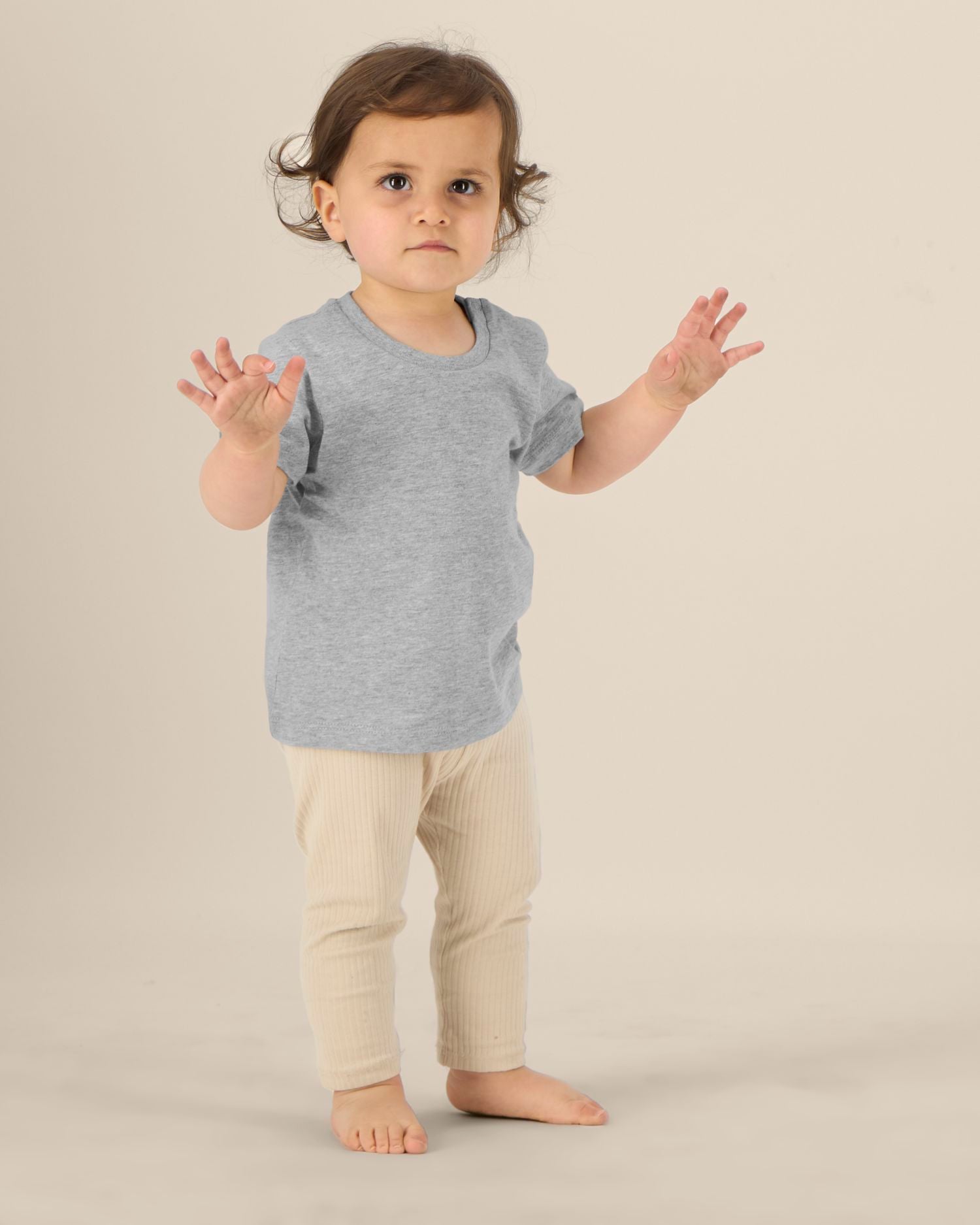 T-Shirt Baby Creator in Farbe Heather Grey