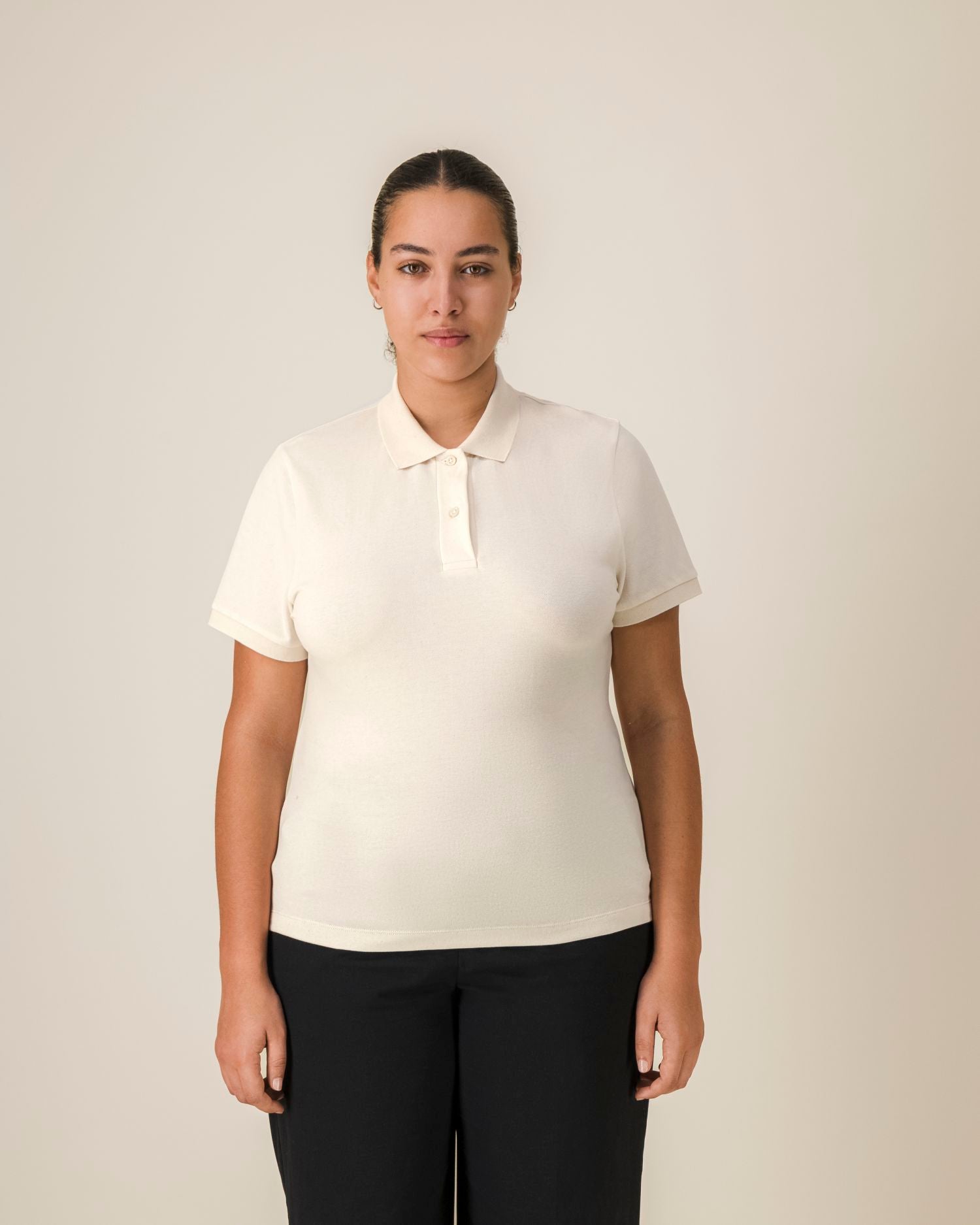 Poloshirt Stella Coaster in Farbe Natural Raw