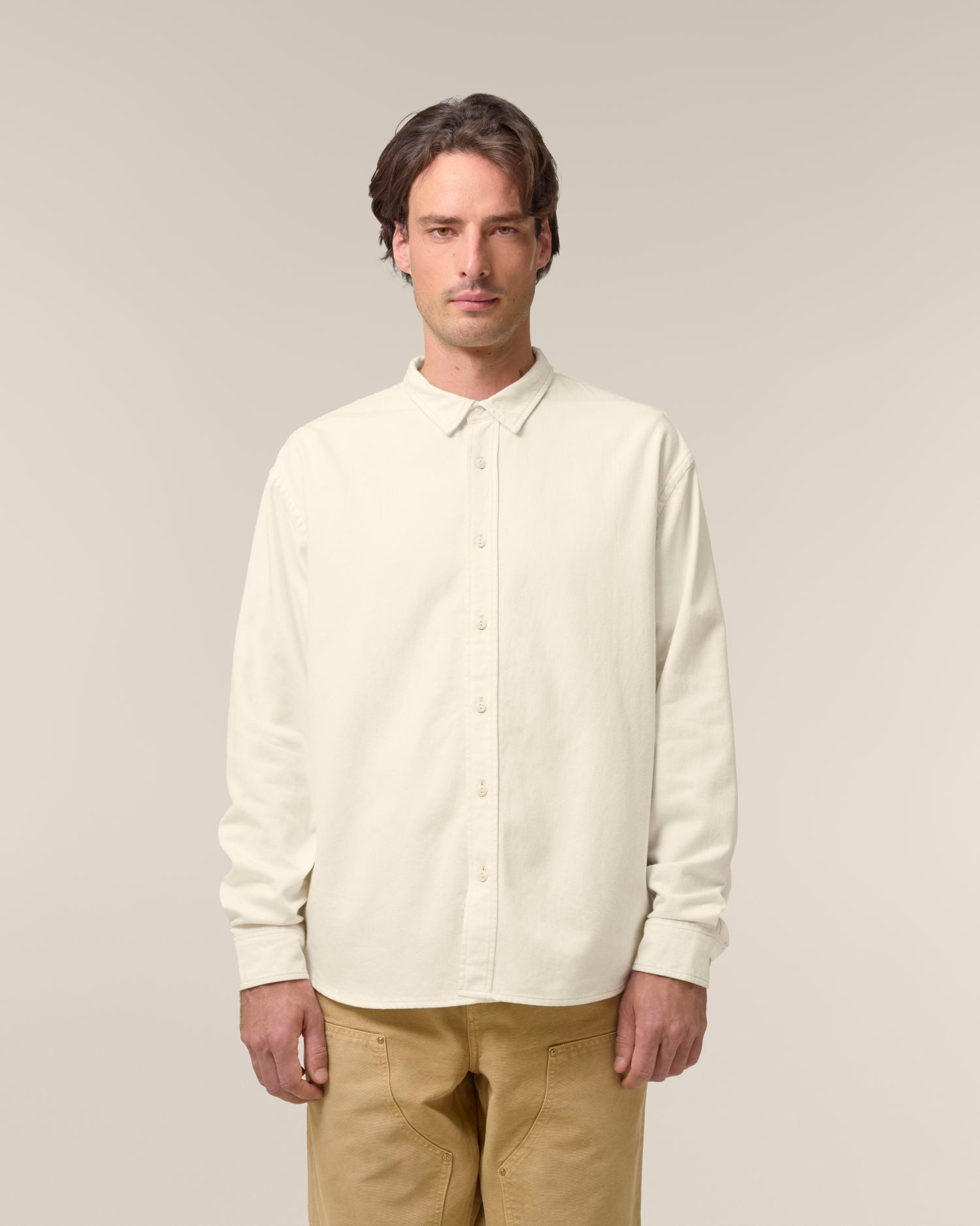 Hemd Worker Shirt in Farbe Natural Raw