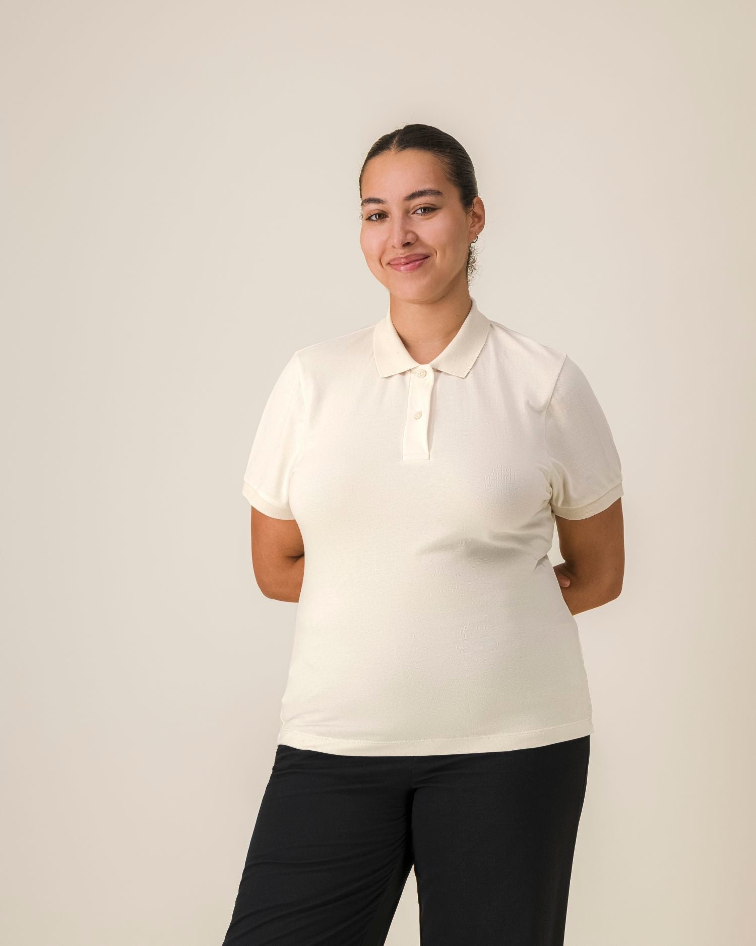 Poloshirt Stella Coaster in Farbe Natural Raw