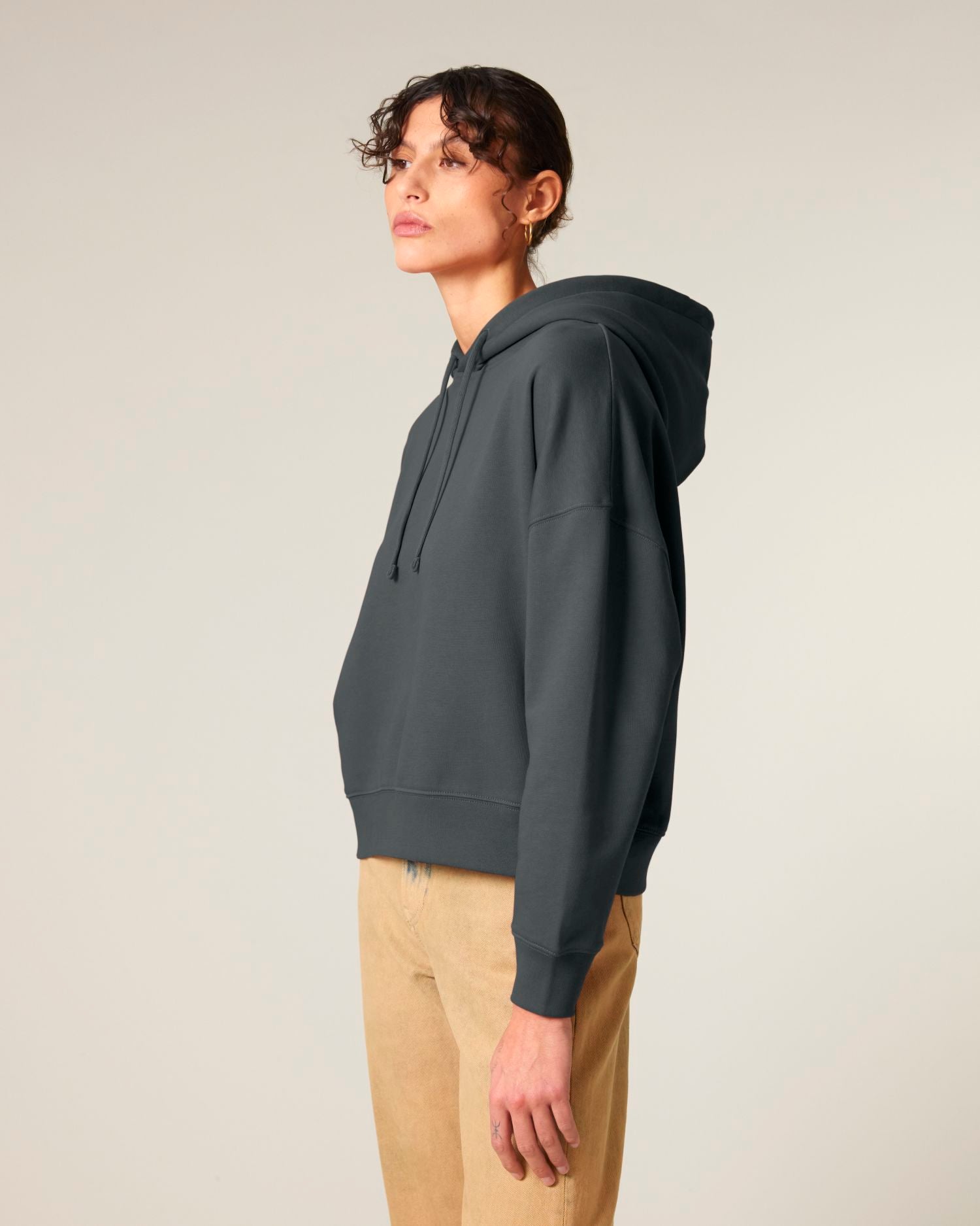 Hoodie Stella Nora in Farbe Anthracite
