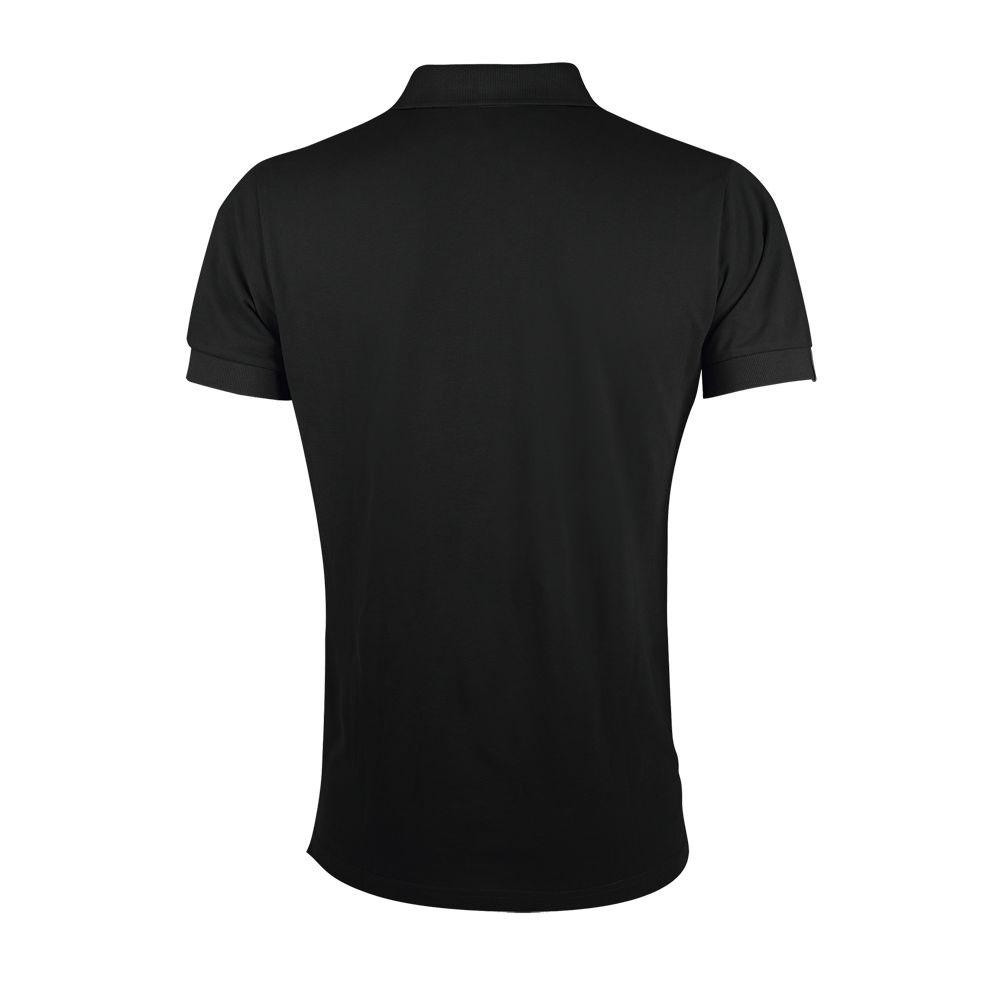 Portland Men Herren Poloshirt Kurzarm in Farbe Black