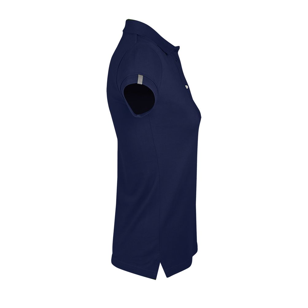 Portland Women Damen Poloshirt Kurzarm in Farbe French navy