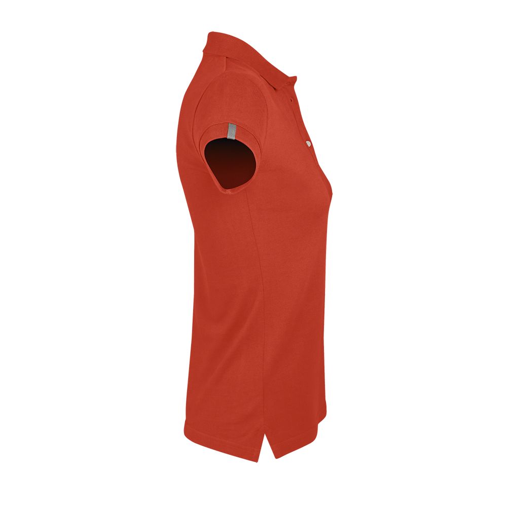 Portland Women Damen Poloshirt Kurzarm in Farbe Burnt orange