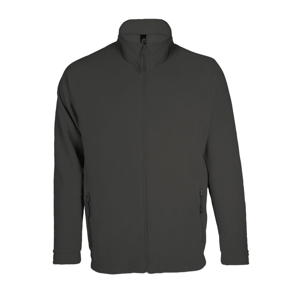 Nova Men Herren Fleece Jacke in Farbe Charcoal grey