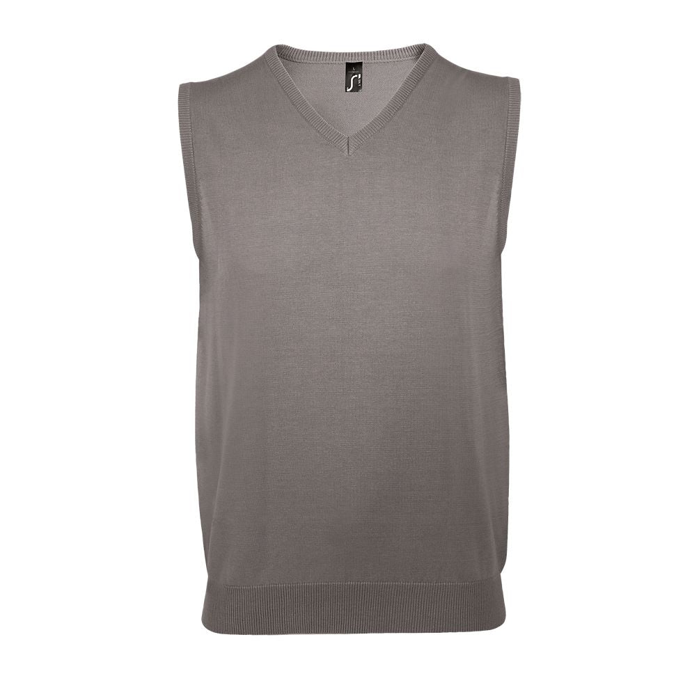 Gentlemen Unisex Pullunder in Farbe Medium grey
