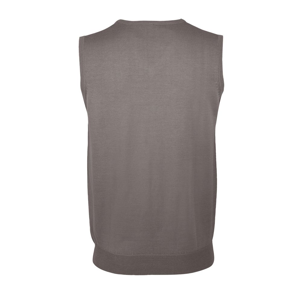 Gentlemen Unisex Pullunder in Farbe Medium grey