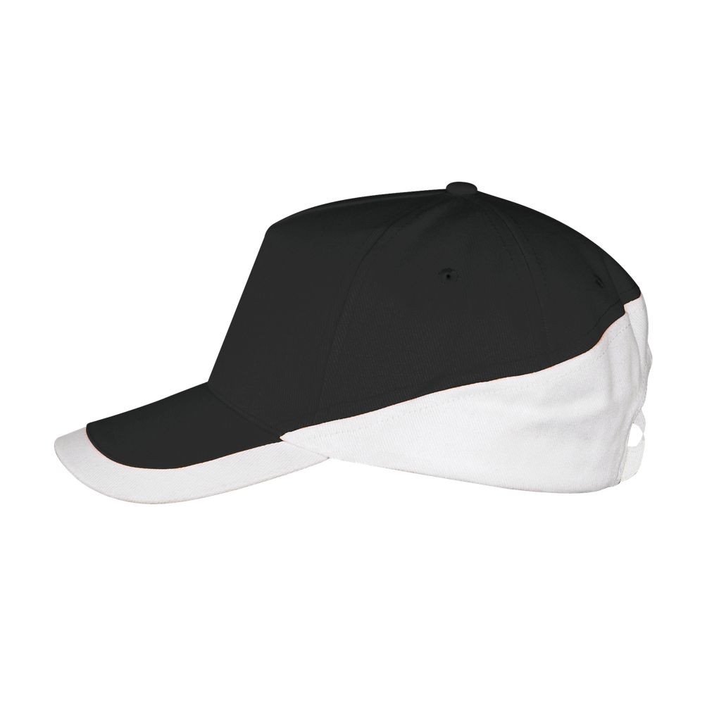 Booster 5 Panel Contrast Cap in Farbe Black / White